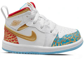 Jordan 1 Mid Sneaker School NC to Chi (TD)