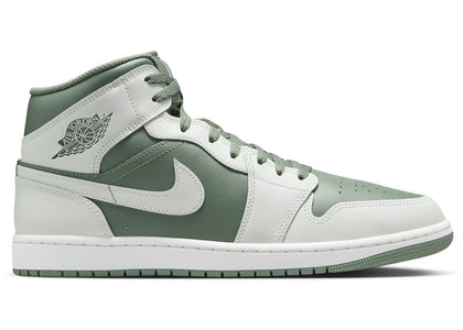 Jordan 1 Mid Summit White Vintage Lichen - authentic Jordan sneakers