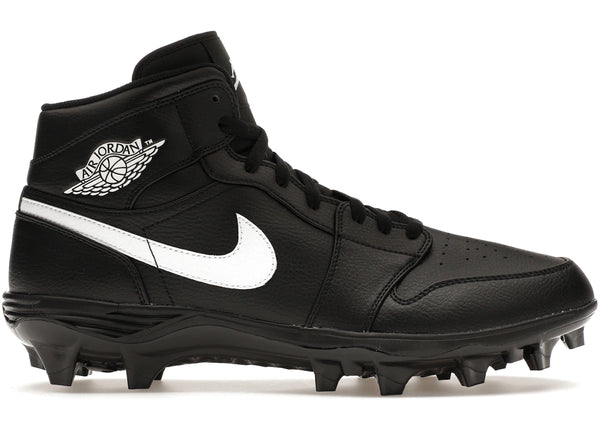 Jordan 1 Mid TD Cleat Black White sneakers - authentic Jordan shoes