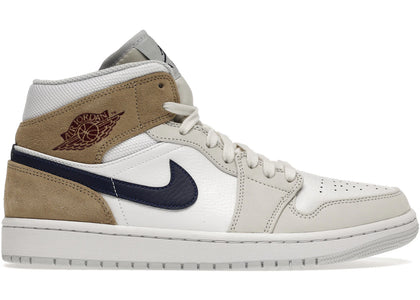 Jordan 1 Mid Tan Suede - authentic Jordan sneakers