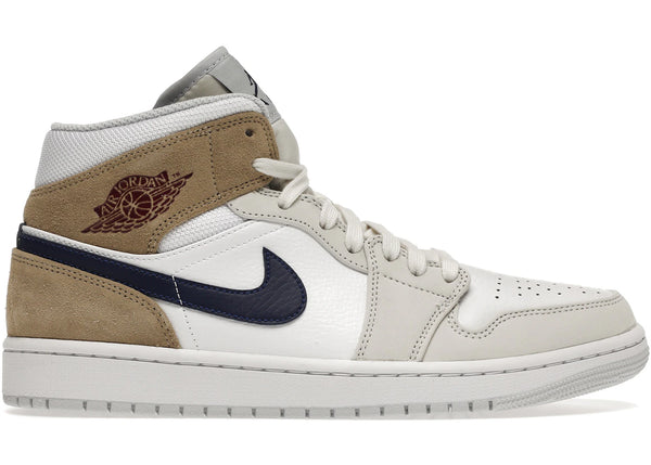 Jordan 1 Mid Tan Suede sneakers - authentic Jordan shoes