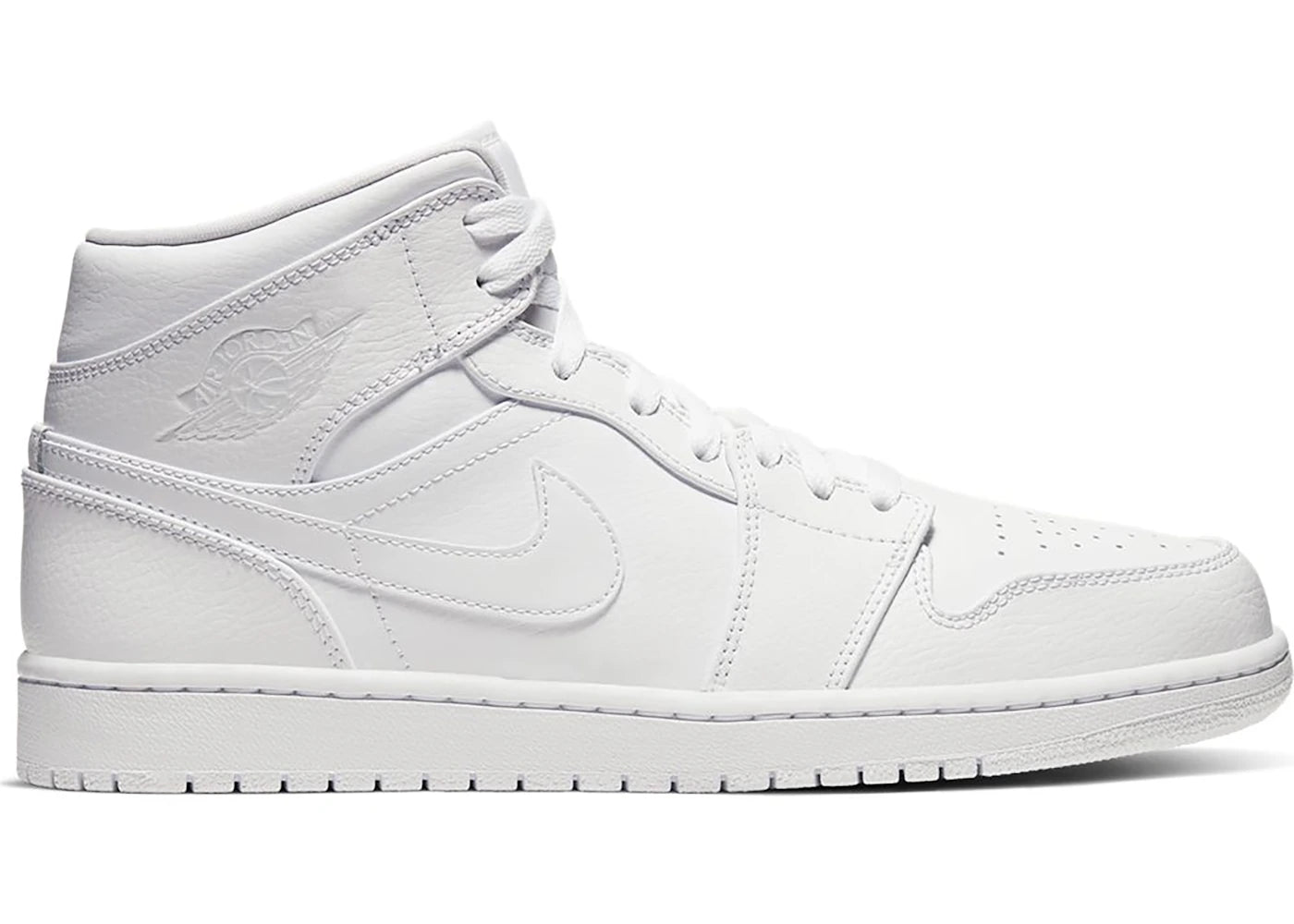 Jordan 1 Mid Triple White (2020) - vue 360
