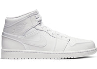 Jordan 1 Mid Triple White (2020)