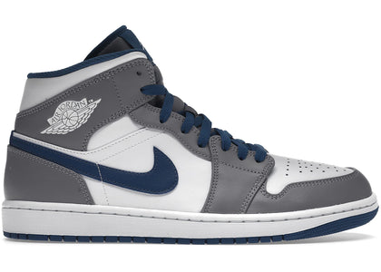 Jordan 1 Mid True Blue - authentic Jordan sneakers