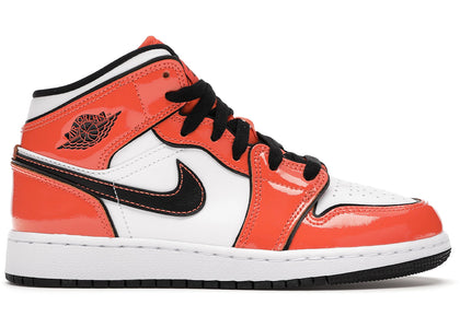 Jordan 1 Mid Turf Orange (GS) sneakers - authentic Jordan shoes
