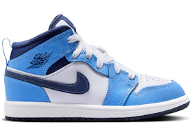 Jordan 1 Mid University Blue Midnight Navy (PS) - vue 360