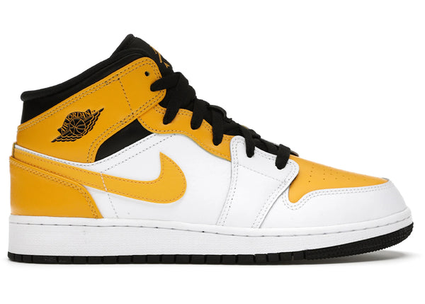Jordan 1 Mid University Gold (GS) sneakers - authentic Jordan shoes