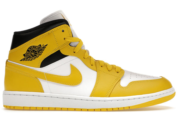 Jordan 1 Mid Vivid Sulfur (Women's) sneakers - authentic Jordan shoes
