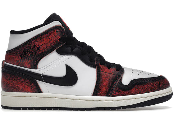 Jordan 1 Mid Wear-Away Chicago sneakers - authentic Jordan shoes