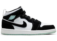 Jordan 1 Mid White Black Teal Tint (PS)