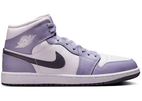 Jordan 1 Mid White Indigo Haze - vue 360
