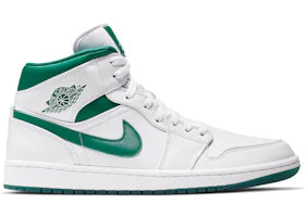Jordan 1 Mid White Mystic Green