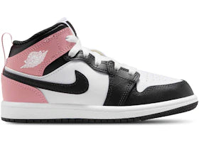 Jordan 1 Mid White Rust Pink Black (PS)