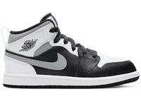 Jordan 1 Mid White Shadow (PS)