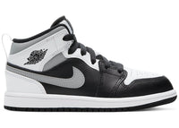 Jordan 1 Mid White Shadow (PS)