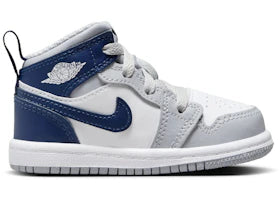 Jordan 1 Mid Wolf Grey Midnight Navy (TD)