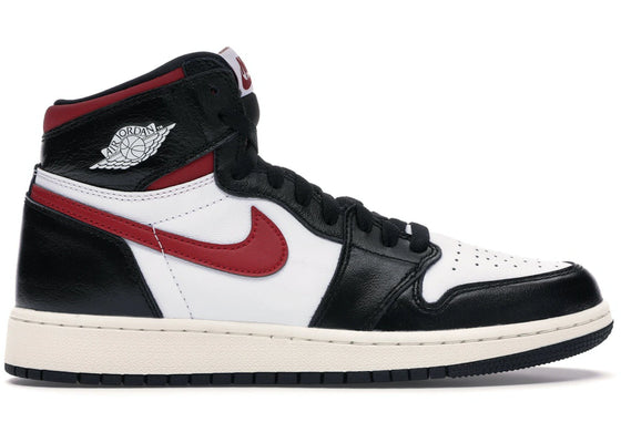 Jordan 1 Retro High Black Gym Red (GS) sneakers - authentic Jordan shoes