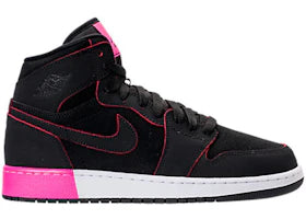 Jordan 1 Retro High Black Hyper Pink White (GS)