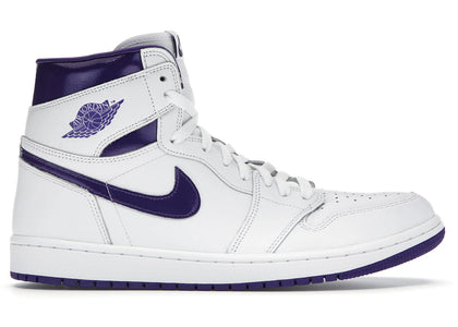 Jordan 1 Retro High Court Purple (Women's) - authentic Jordan sneakers