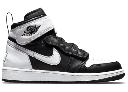 Jordan 1 High FlyEase Black White (GS) - authentic Jordan sneakers