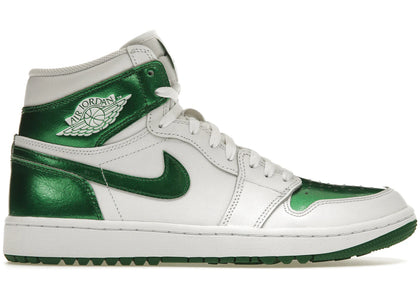 Jordan 1 Retro High Golf Metallic Green - authentic Jordan sneakers