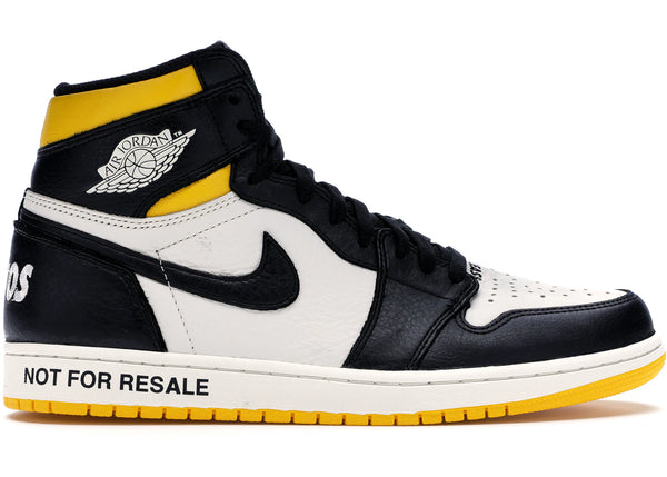 Jordan 1 Retro High Not for Resale Varsity Maize sneakers - authentic Jordan shoes