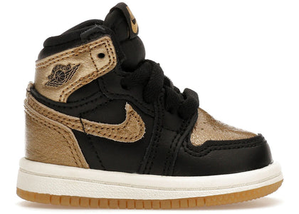Jordan 1 Retro High OG Black Metallic Gold (TD) - authentic Jordan sneakers