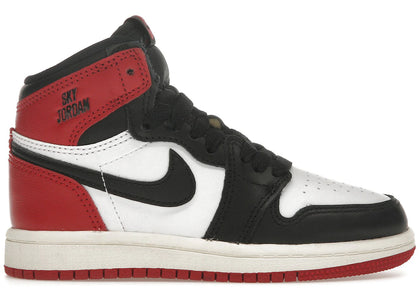 Jordan 1 Retro High OG Black Toe Reimagined (PS) sneakers - authentic Jordan shoes