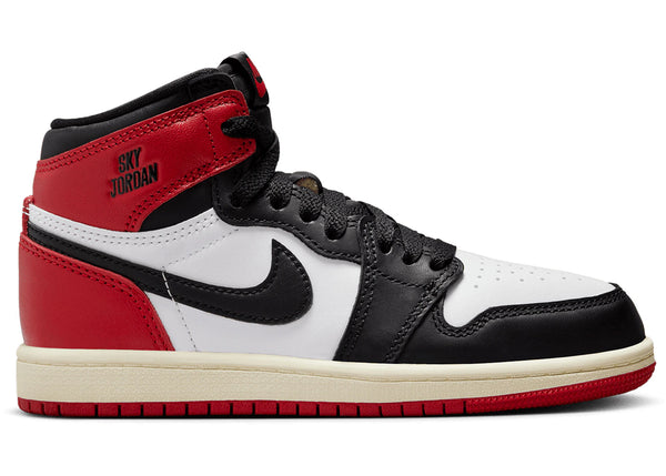 Jordan 1 Retro High OG Black Toe Reimagined (PS) sneakers - authentic streetwear shoes