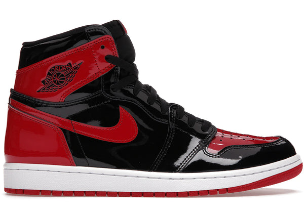 Jordan 1 Retro High OG Patent Bred sneakers - authentic streetwear shoes