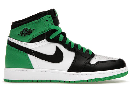 Jordan 1 Retro High OG Lucky Green (GS) - authentic Jordan sneakers