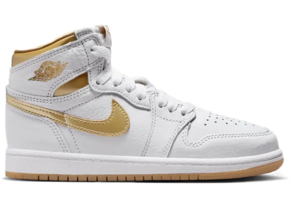 Jordan 1 Retro High OG Metallic Gold (PS) sneakers - authentic Jordan shoes