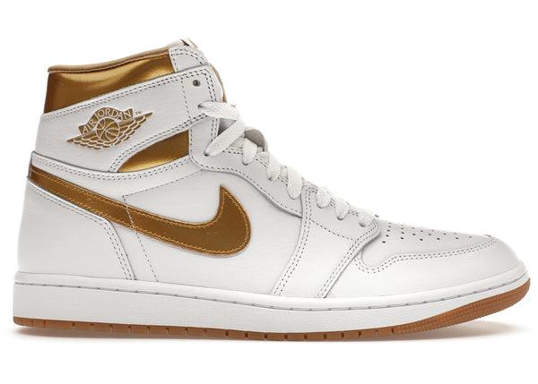 Jordan 1 Retro High OG Metallic Gold (Women's) sneakers - authentic Jordan shoes