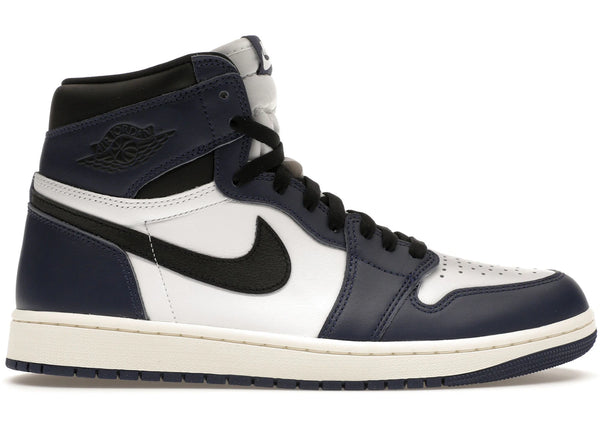 Jordan 1 Retro High OG Midnight Navy sneakers - authentic streetwear shoes