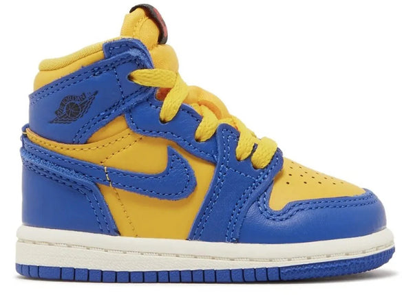 Jordan 1 Retro High OG Reverse Laney (TD) sneakers - authentic Jordan shoes