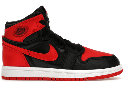 Jordan 1 Retro High OG Satin Bred (PS) - authentic Jordan sneakers