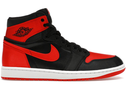 Jordan 1 Retro High OG Satin Bred (Women's) sneakers - authentic Jordan shoes