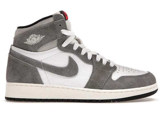 Jordan 1 Retro High OG Washed Black (GS) sneakers - authentic Jordan shoes