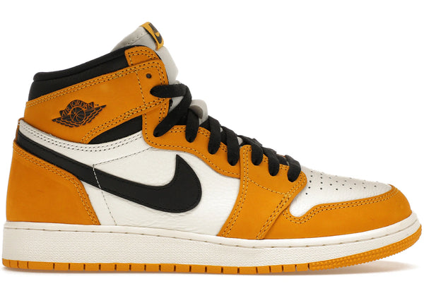 Jordan 1 Retro High OG Yellow Ochre (GS) sneakers - authentic Jordan shoes