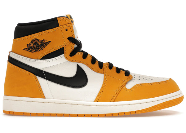 Jordan 1 Retro High OG Yellow Ochre sneakers - authentic streetwear shoes