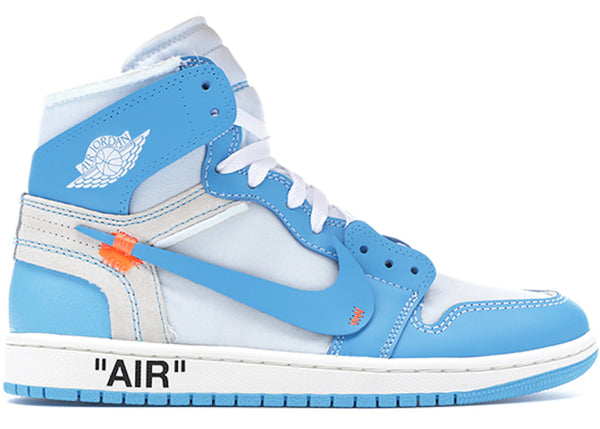 Jordan 1 Retro High Off-White University Blue sneakers - authentic Jordan shoes