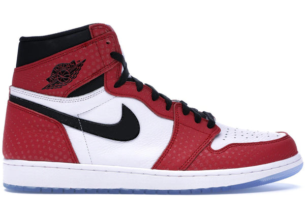 Jordan 1 Retro High Spider-Man Origin Story sneakers - authentic Jordan shoes