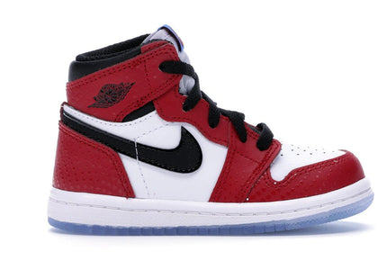Jordan 1 Retro High Spider-Man Origin Story (TD) - authentic Jordan sneakers