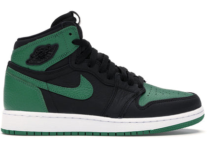 Jordan 1 Retro High Pine Green Black (GS) - authentic Jordan sneakers