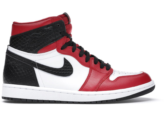 Jordan 1 Retro High Satin Snake Chicago (Women's) sneakers - authentic Jordan shoes