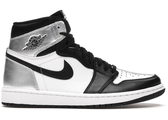 Jordan 1 Retro High Silver Toe (Women's) sneakers - authentic Jordan shoes