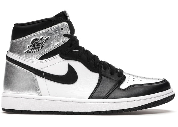 Jordan 1 Retro High Silver Toe (Women's) sneakers - authentic Jordan shoes