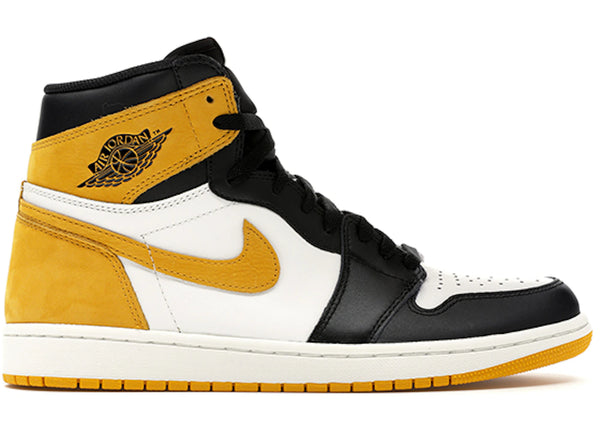 Jordan 1 Retro High Yellow Ochre sneakers - authentic Jordan shoes