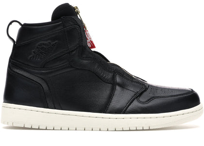 Jordan 1 Retro High Zip Black Sail (Women's) - authentic Jordan sneakers