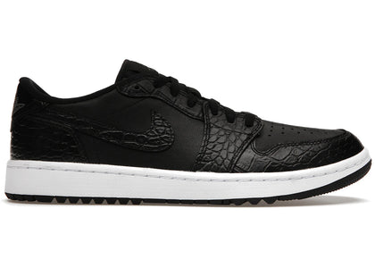 Jordan 1 Retro Low Golf Black Croc - authentic Jordan sneakers
